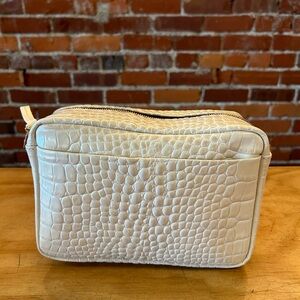 Clare V - Marisol With Front Pocket ~ Cream Croco